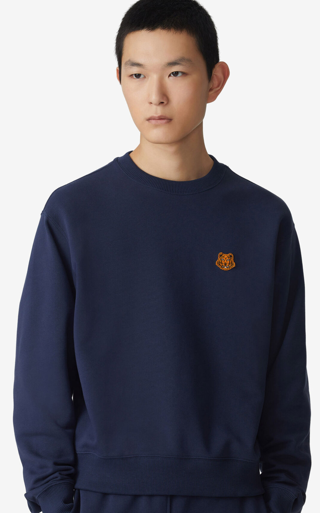 Kenzo Tiger Crest Sweatshirt Herr | 53198-CAVO